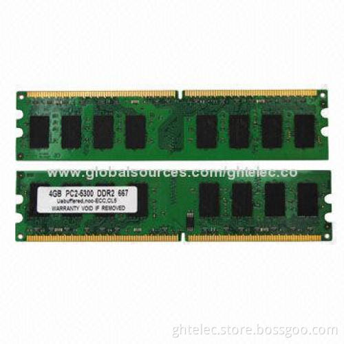OEM ETT Original Chips DDR2 4GB RAM for Desktops, Works with G31 G41 667MHz PC2-5300 in Large Stock